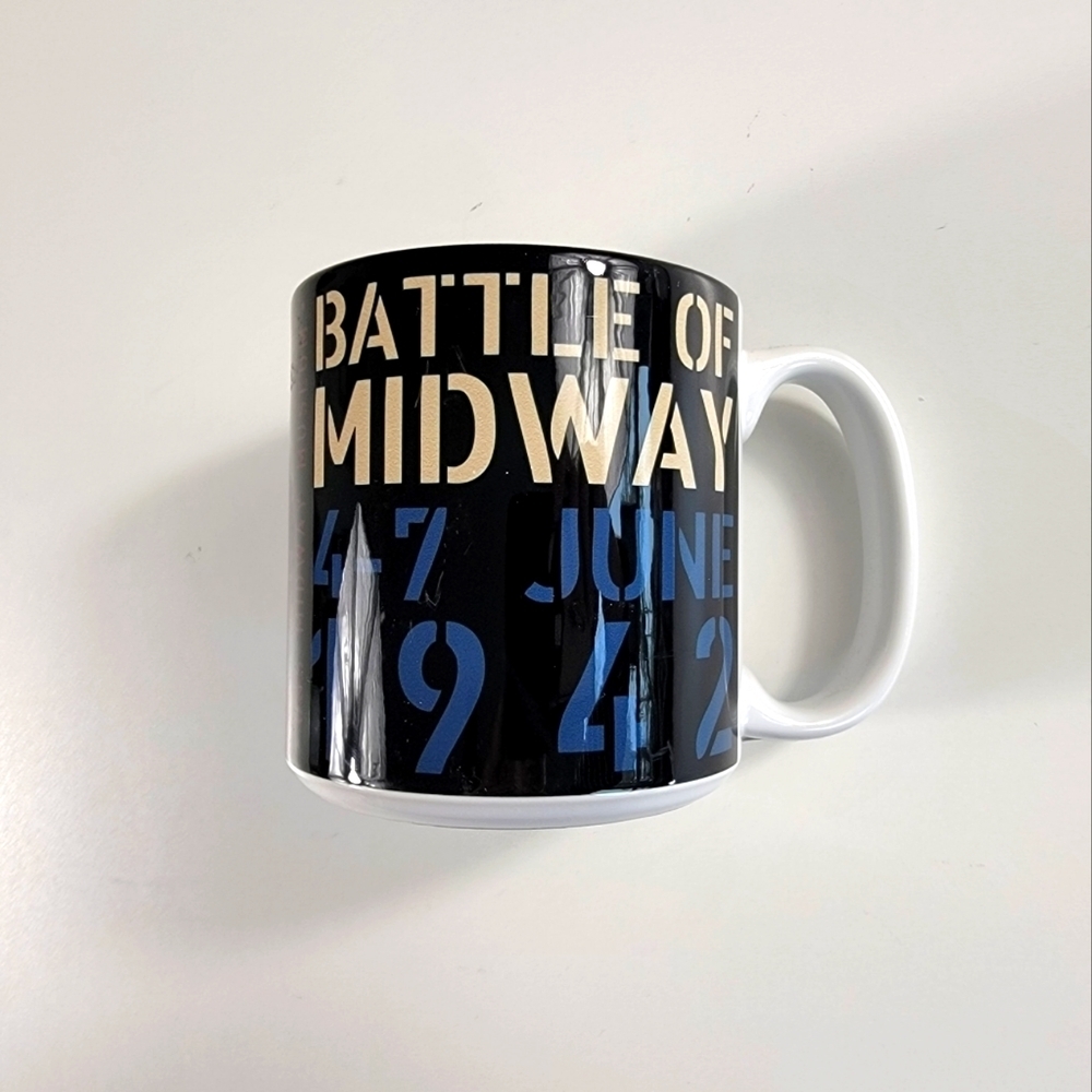 battle of midway Coffee Cup jumbo mug June 1942 history collector